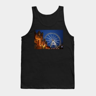 Luxor Temple replica and Giant Ferris wheel at the Christmas Market (Weihnachtsmarkt - Wintertraum am Alexa) near Alexanderplatz, Berlin, Germany Tank Top